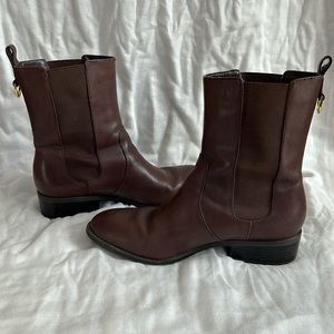 Lauren by Ralph Lauren brown leather Chelsea boots
